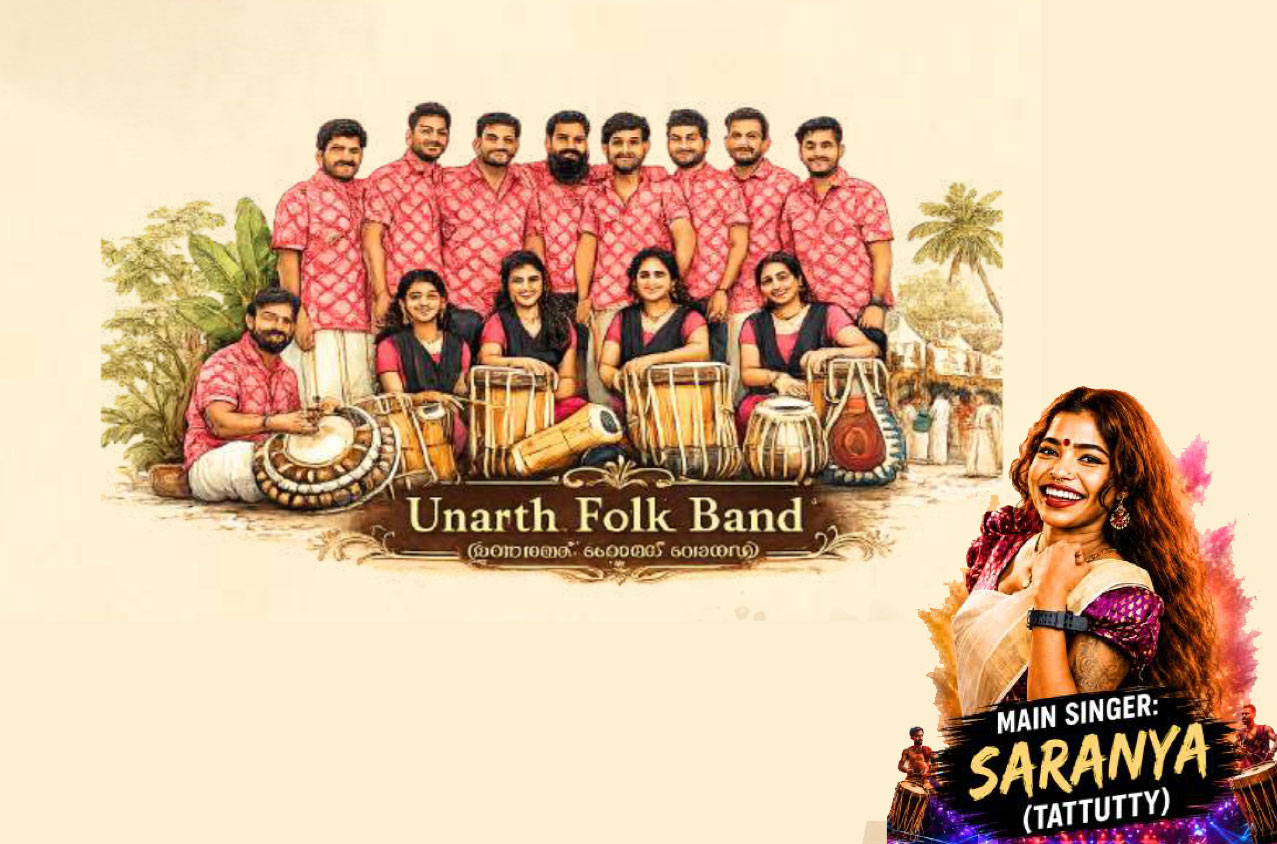Unarth Folk Band with main singer Saranya